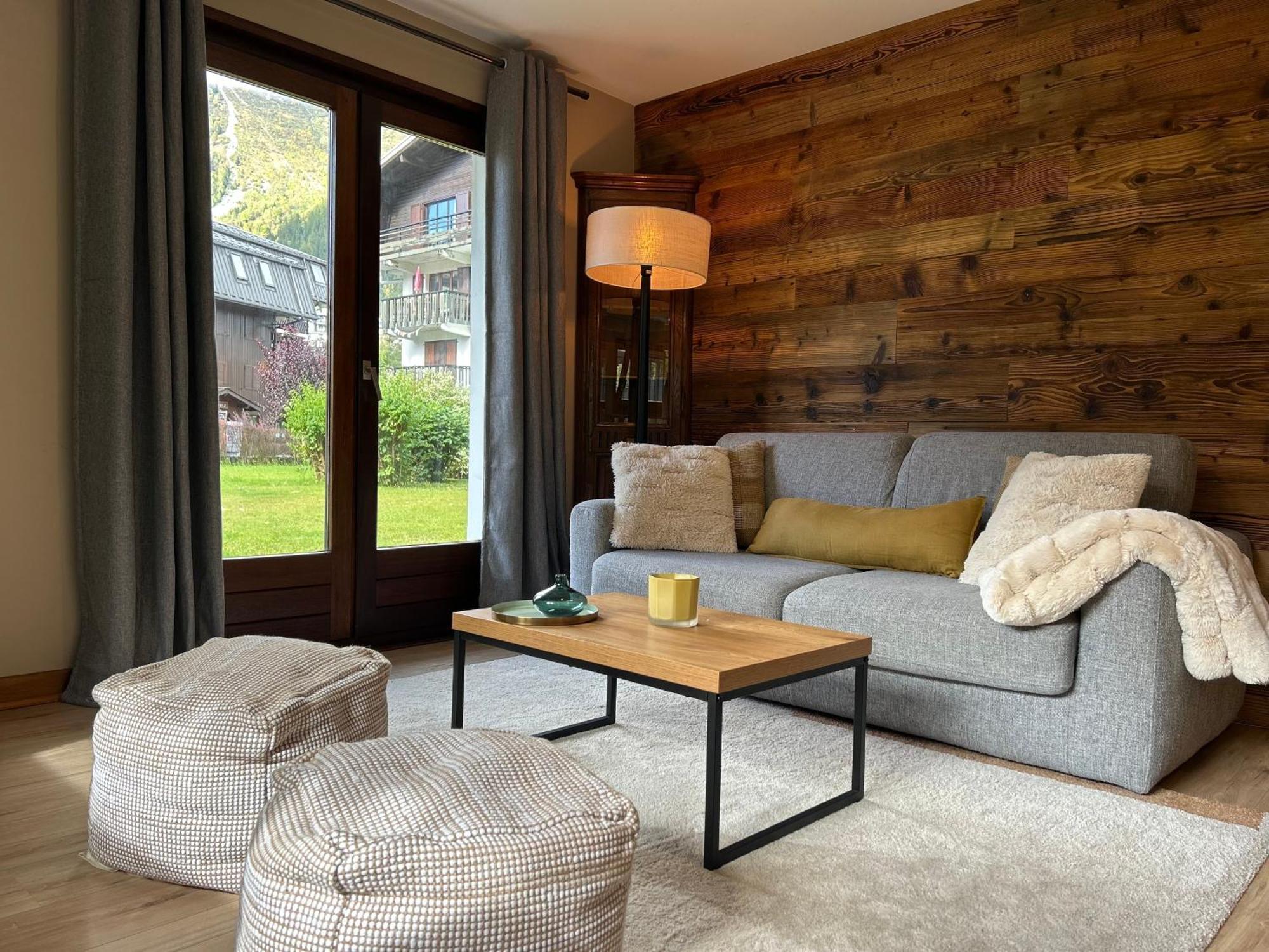 Appartement Style Chalet Avec Grande Terrasse Et Parking Prive Σαμονί Εξωτερικό φωτογραφία
